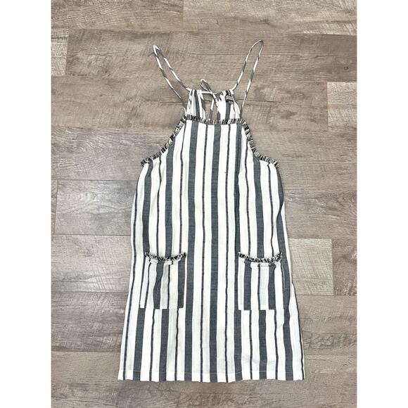 Ethereal By Paper Crane White Stripe Sundress - Picture 1 of 7